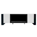 Modern 68.1 Fireplace TV Stand with 2 Large Cabinets for TVs up to 78