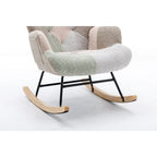 Multicolor Teddy 33.4 Rocking Chair with Glider