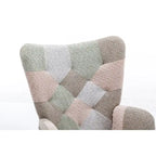 Multicolor Teddy 33.4 Rocking Chair with Glider