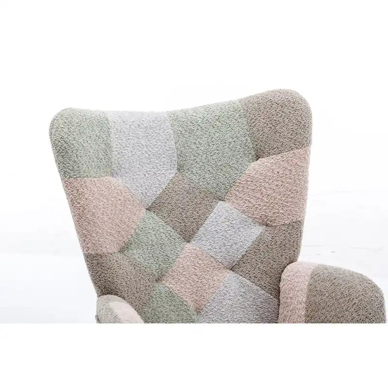 Multicolor Teddy 33.4 Rocking Chair with Glider