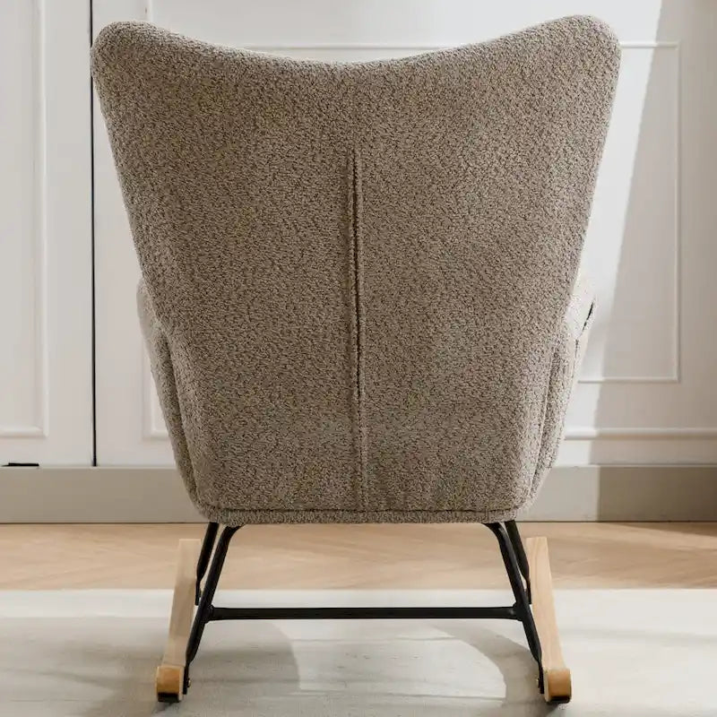 Multicolor Teddy 33.4 Rocking Chair with Glider