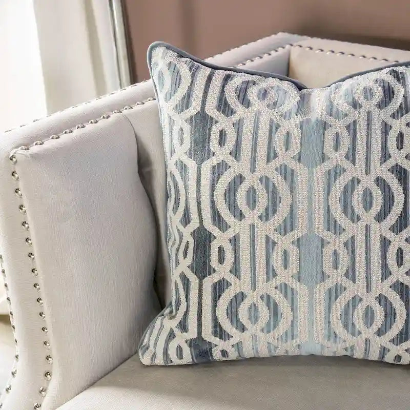 Transitional Fabric Upholstered Tufted Back Tuxedo Arms Sofa