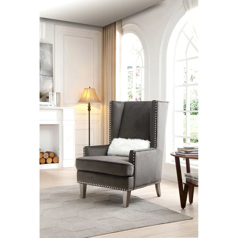 Velvet Accent Chair