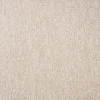 Dining Chair w/ Cream Boucle Fabric & Matte Black Metal Legs