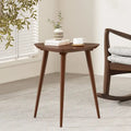 Mid-Century Wood End Table - 20 L x 20 W x 22.75H