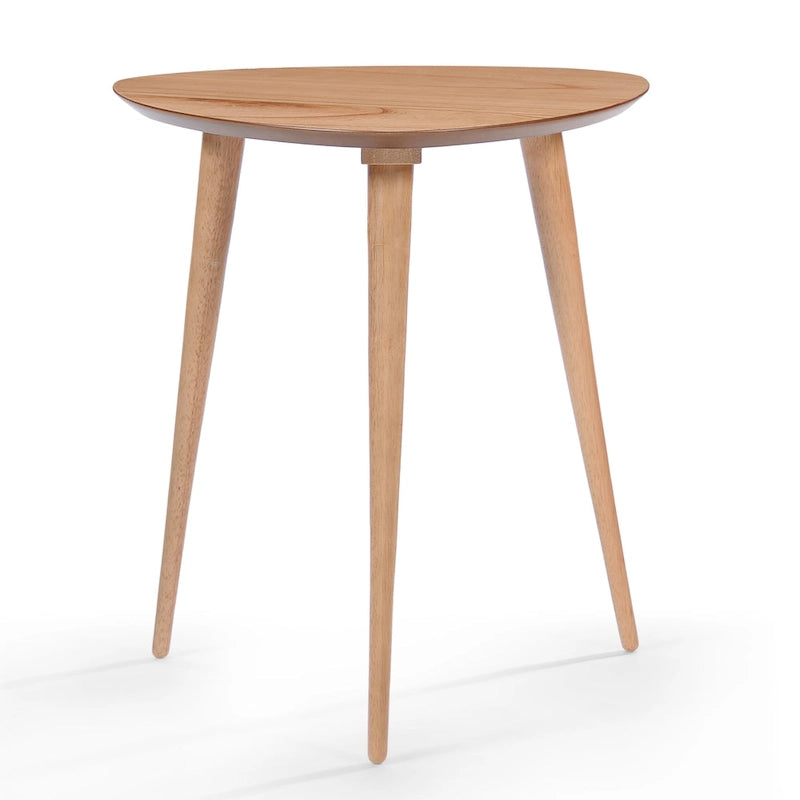 Mid-Century Wood End Table - 20 L x 20 W x 22.75H