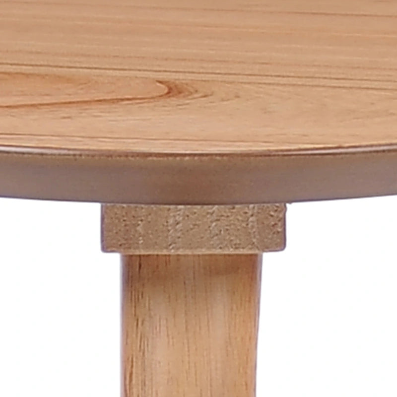 Mid-Century Wood End Table - 20 L x 20 W x 22.75H