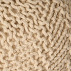 Indoor And Outdoor Knitted Round Pouf