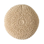 Indoor And Outdoor Knitted Round Pouf