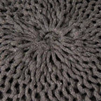 Indoor And Outdoor Knitted Round Pouf