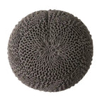 Indoor And Outdoor Knitted Round Pouf