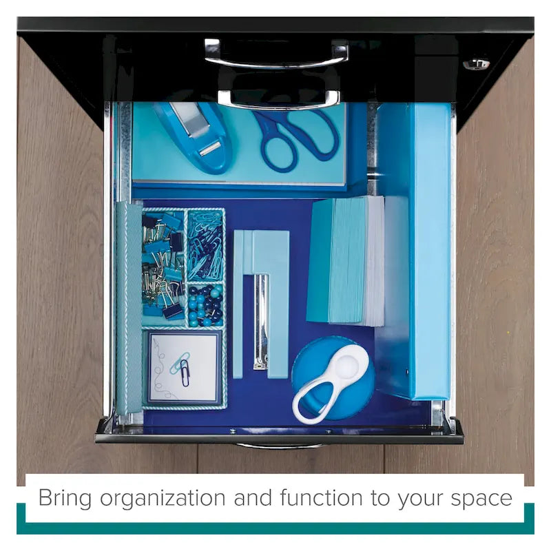 18 Deep 3 -drawer Organizer File Cabinet, Off-White