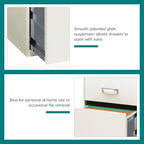 18 Deep 3 -drawer Organizer File Cabinet, Off-White