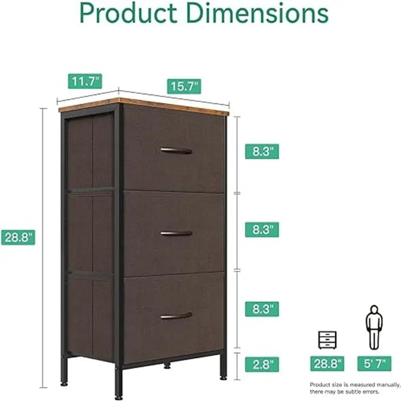 Dresser for Bedroom Nightstand Small