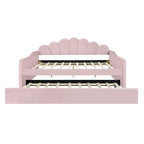 Full Size Upholstery Daybed Frame with Trundle
