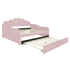 Full Size Upholstery Daybed Frame with Trundle
