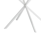 47.24 Modern Cross Leg Round Dining Table