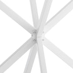 47.24 Modern Cross Leg Round Dining Table