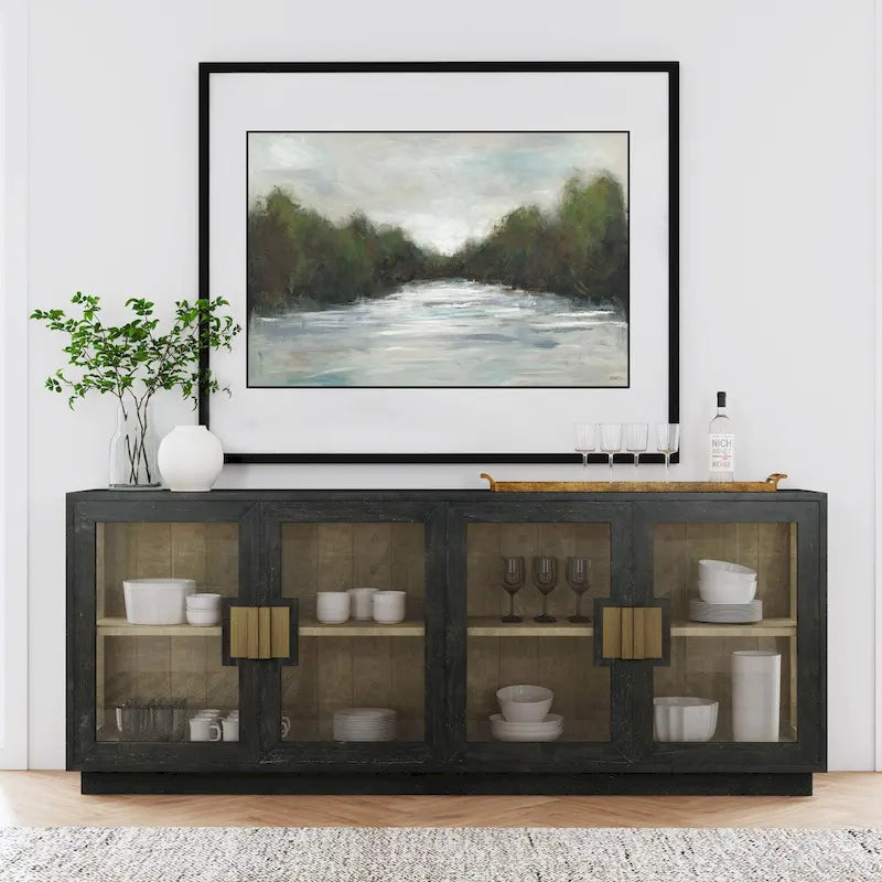 90 Glass Reclaimed Pine Sideboard